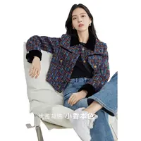 对白复古休闲牛仔外套女秋装新款设DYZB-DDW099