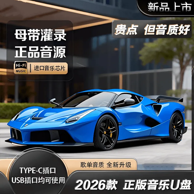 【2026豪华版】专属定制正版车载u盘流行热歌伤感中文DJ精选歌单商品图