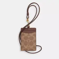 COACH/蔻驰Lanyard 男女证件工作牌卡包卡套 7*10cm挂脖卡包小巧
