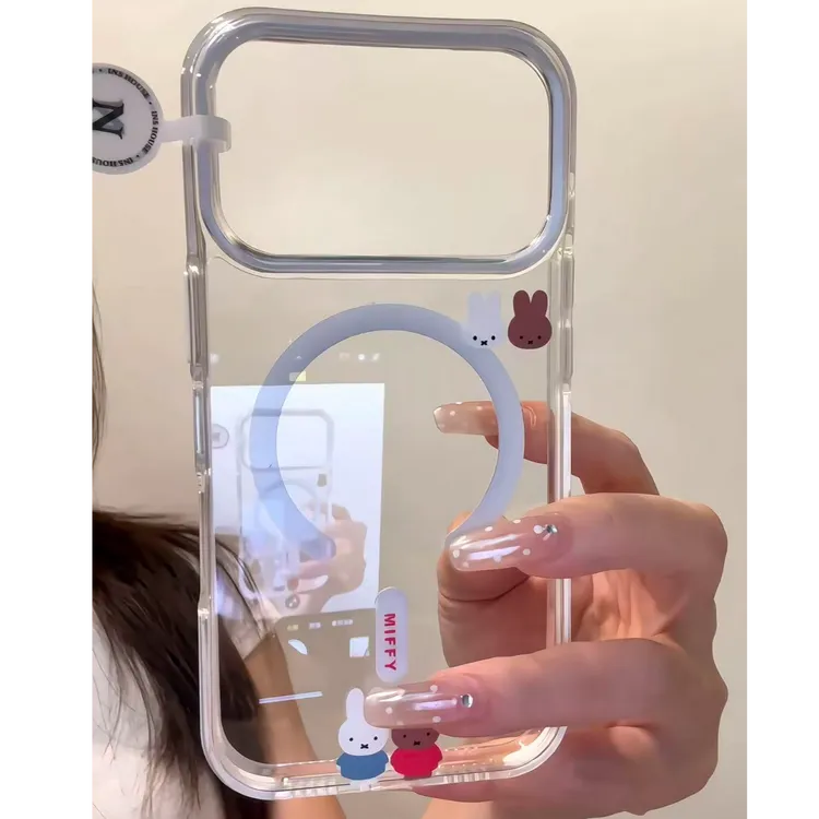 磁吸米菲适用苹果17手机壳13/14ProMax卡通iPhone16/INS风17P网红