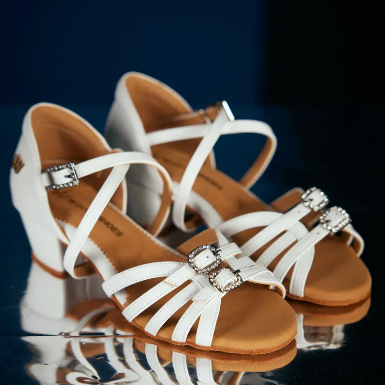 W DANCE SHOES 新款女鞋GW02专业拉丁舞鞋国际双扣版软底舞蹈鞋