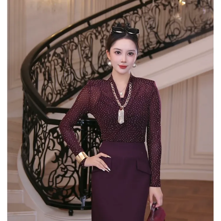 【芙娜妮】打底衫女内搭可外穿洋气秋冬时髦百搭女士上衣F2530526A