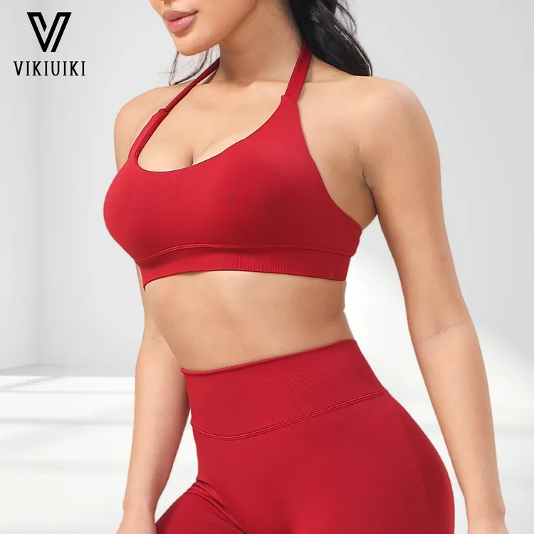 DF impact 挂脖运动文胸内衣-美背大露背高级弹力瑜伽文胸内衣