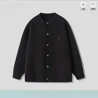 春季新款针织开衫绿松石纽扣潮流刺绣时尚宽松男士毛衣外套情侣款