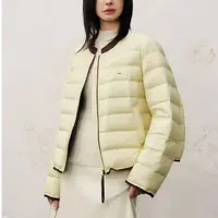 90白鸭绒短款羽绒服女