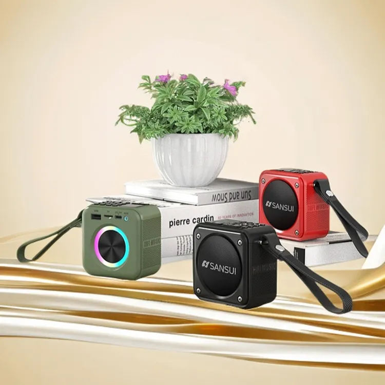 SANSUI/山水U3夏季清凉户外迷你便携 蓝牙收音定时关机震撼低音炮