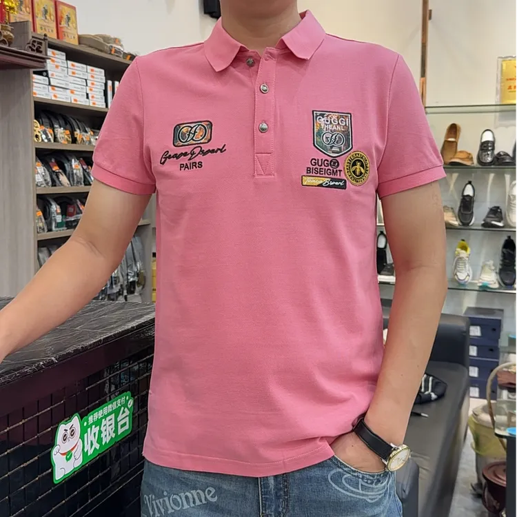 【大公道实体】夏季新款时尚休闲百搭欧版修身polo衫1105