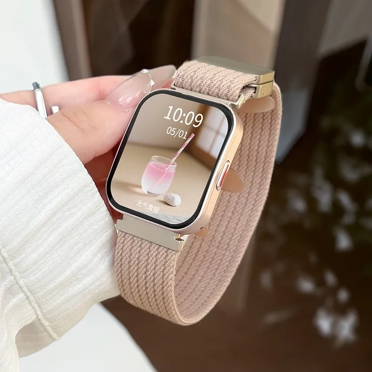 多功能智能手表女款简约百搭NFC2025新款来电提醒多功能运动手环