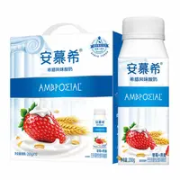 SH-A 伊利安慕希希腊风味酸奶(草莓+燕麦味)200g*8