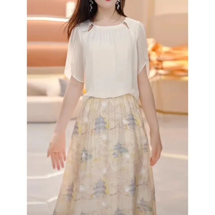 连衣裙2025新款女夏季今年流行爆款气质法式轻奢高级感5147#