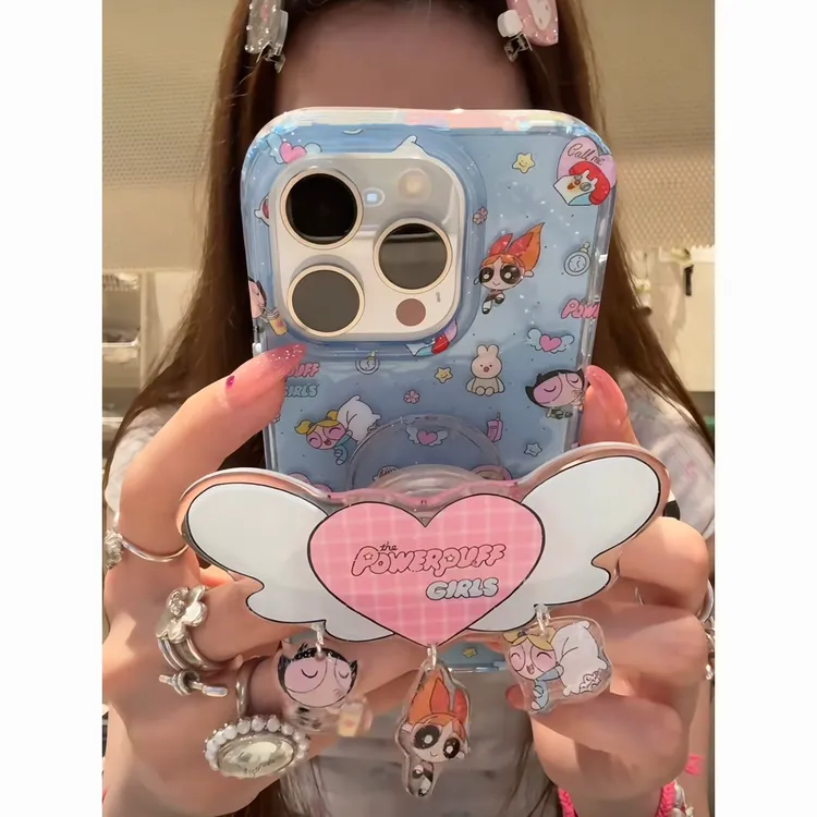 诚星泽支架小女警适用苹果16PRO手机壳iPhone15/14/13/12新款11软