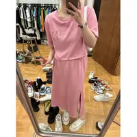 晶咕「大城小爱」空气感宽松休闲抽绳上衣+侧开叉半身裙套装