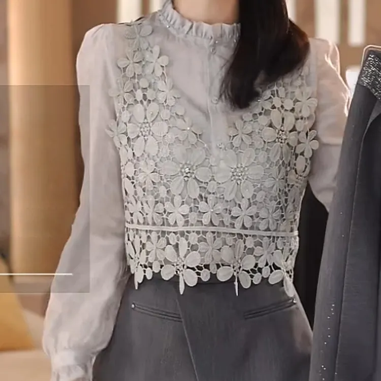 绿野仙踪新款气质高级显瘦遮肉百搭显白衬衫C5804