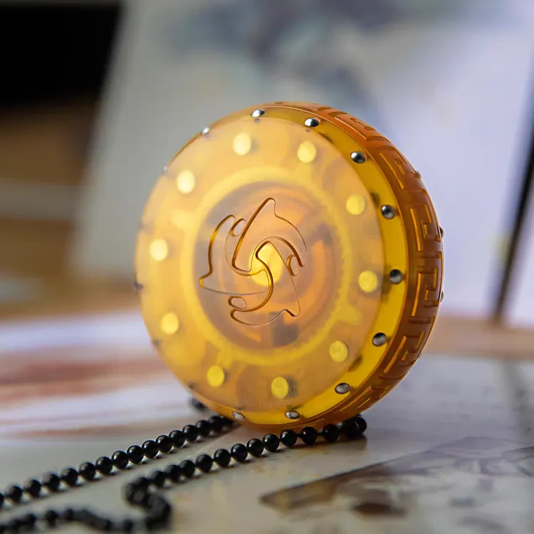 EDC解压玩具元核原创震震鼓解压神器棘轮啪啪币机械磁力段落手感