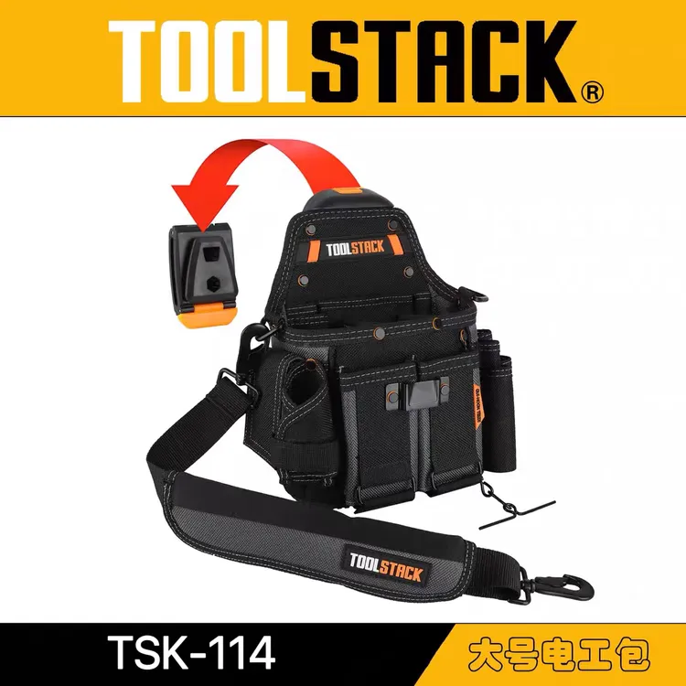 TSK-114电工包工具袋多功能大容量美系硬核快挂工具包