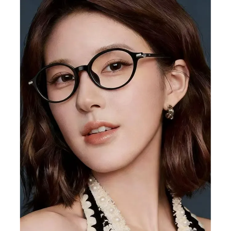 复古书呆子小圆框近视眼镜女款可配度数防蓝光显脸小