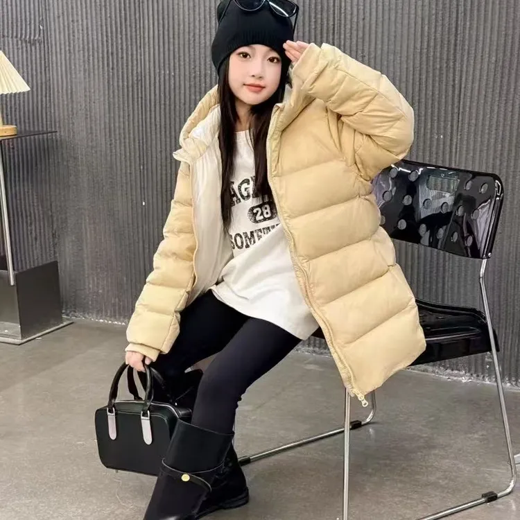 反季童装男女童绒羽服防寒服秋冬款