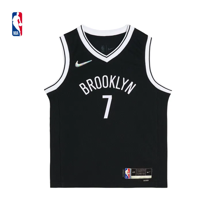 【75周年纪念款】NBA官方篮网杜兰特球衣男子速干球衣