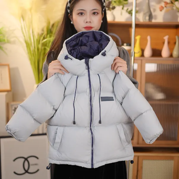 【极寒款】韩系儿童保暖锁温连帽新国标白鸭绒极寒羽绒服