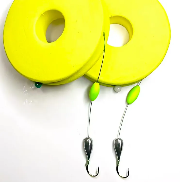 新款吧嗒嘴专用锡坠鱼钩线组2套