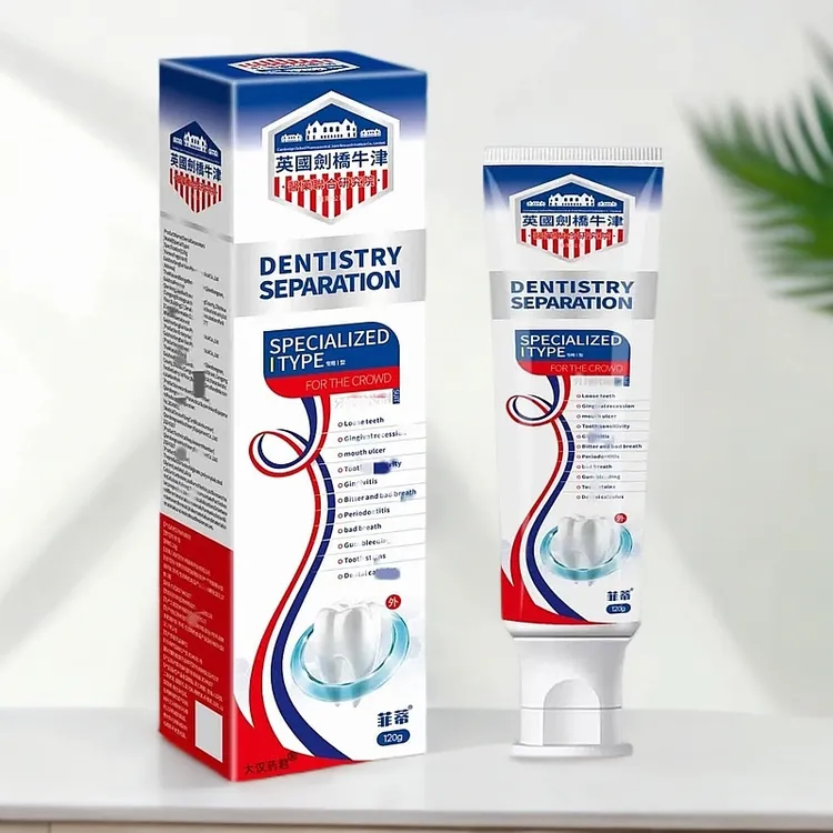 【拍一发四】菲蒂牙膏清新牙科分离剂口腔膏120g/支