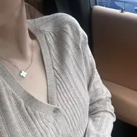 1629项链镶嵌750镶嵌18镶钻时尚项链