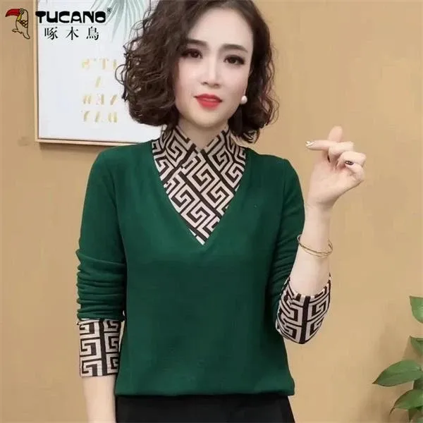 双面德绒打底衫女保暖内搭半高领高街设计感洋气长袖上衣