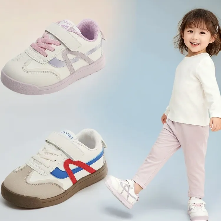 儿童阿甘鞋2025春秋男童运动鞋休闲板鞋女童小白鞋软底宝宝德训鞋