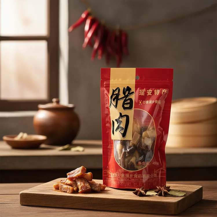 广东瑶安腊肉大山自然晒干