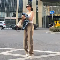 ZZ·DANGDANG100羊毛通勤显瘦针织吊带百搭舒适背心20123045