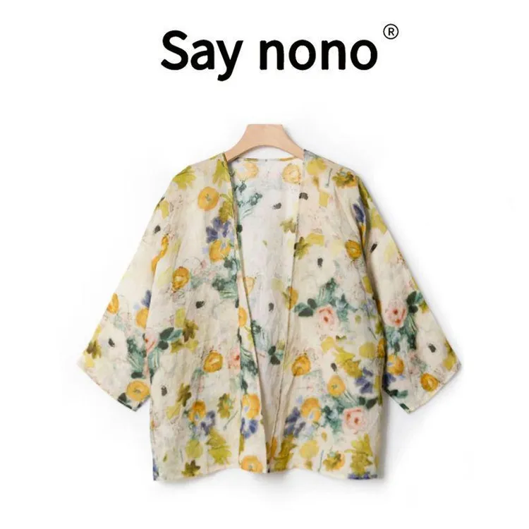 懒猫nonolSaynono  高级简约舒适时尚休闲百搭上衣SY2432