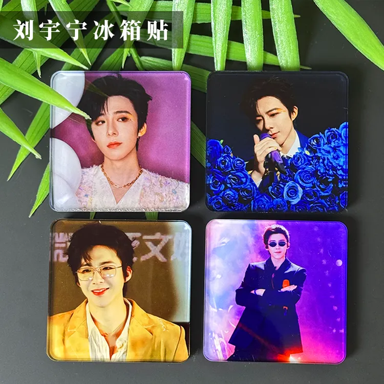 刘宇宁冰箱贴 生日礼物来图定制diy磁吸手工亚克力徽章演唱会周边