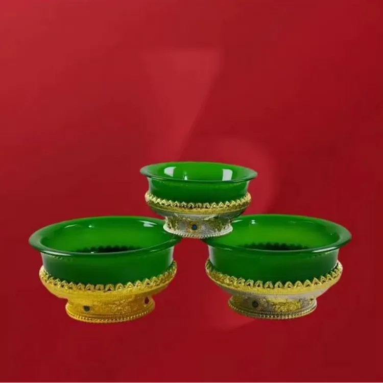 八宝吉祥桌面工艺品摆件水杯茶碗