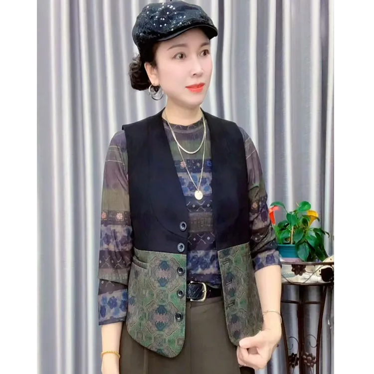 【懂你吴姐】6552新款秋季炫酷国风马甲