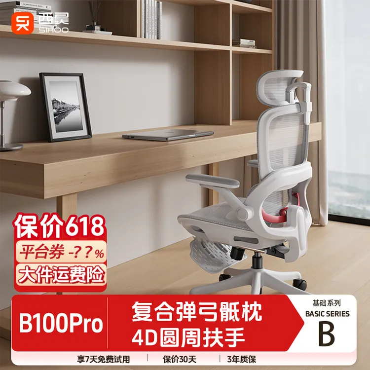 西昊B100pro人体工学椅电脑椅办公椅电竞椅HD商品图
