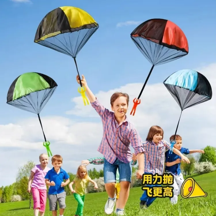 5⦁9￥2个 手抛降落伞六一儿童节儿童玩具亲子互动道具户外男孩运动