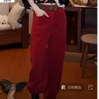 【悦悦专属】秋冬新款宽松遮垮显瘦灯芯绒小众休闲裤Y986