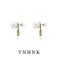 铜合金仿珍珠耳饰 美可儿   A56   白色（8mm 16mm) 耳环