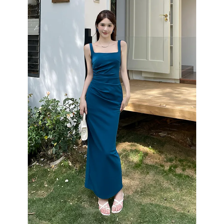 夏季法式气质收腰显瘦连衣裙遮肉开衫2025春季女