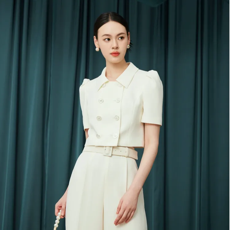 【晨粉专享价】2025年新款都市通勤设计感短外套-MOGC03WJK202