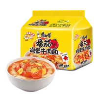 康师傅番茄鸡蛋牛肉面 105g*5