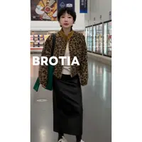 BRA 【豹纹芯灿】25秋冬新款豹纹外套上衣时尚小众上衣外套