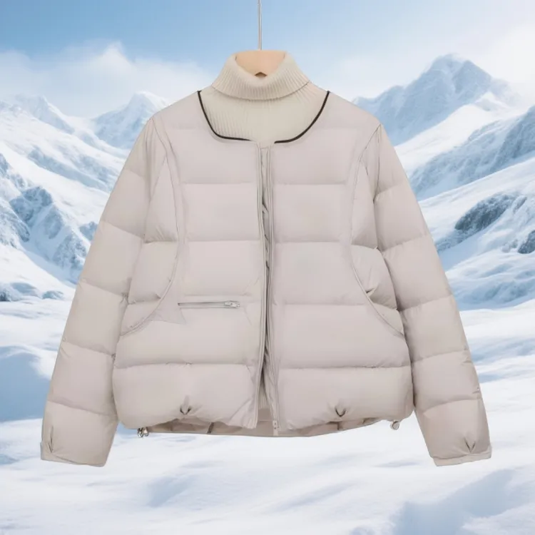 甜甜Bo酱短款新国标云感高奢羽绒服KKS