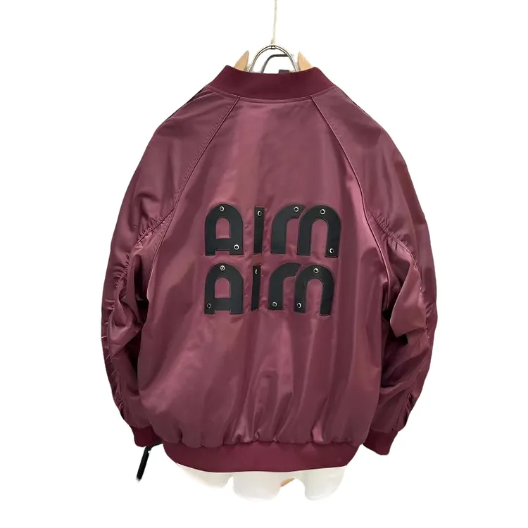 棒球领外套男士2025新款休闲痞帅刺绣春秋季美式飞行员情侣夹克装