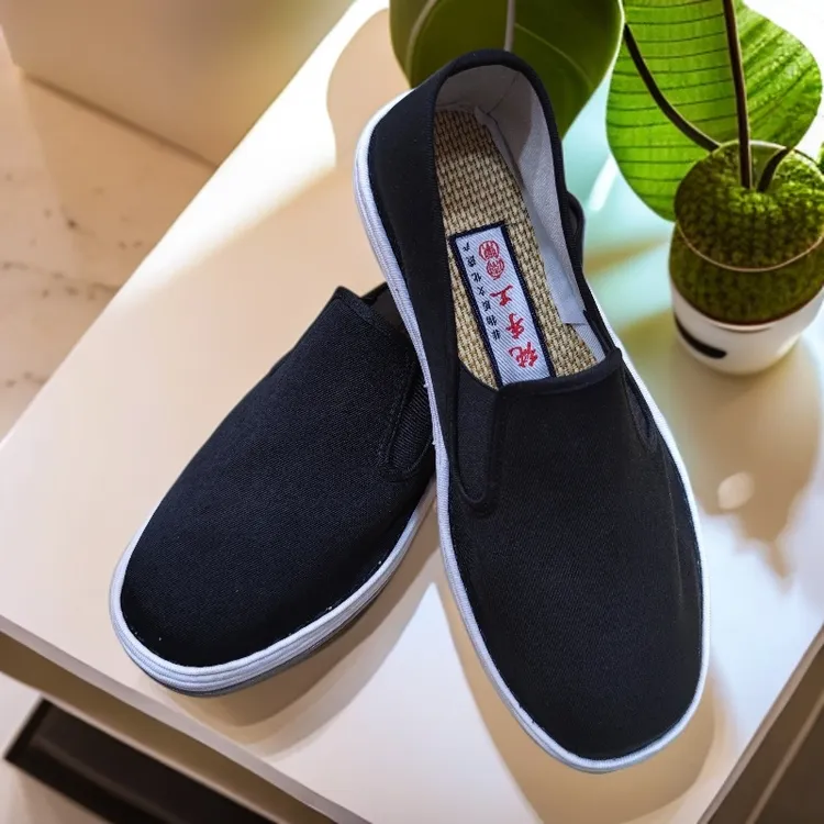 [清风履]纯手工艾草防菌透气布鞋中老年长线款北京布鞋