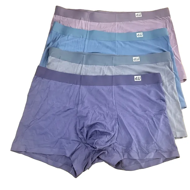 狄王3360男士舒适透气视频黄金无痕平角内裤燕窝抑菌裆中腰四角裤