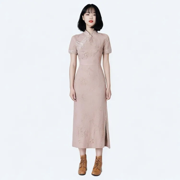 常规款女士喜婆婆秀禾服复古订婚礼服三分袖女