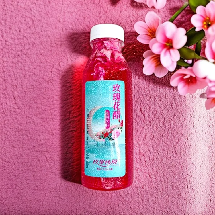 0色素0脂肪 360ml玫瑰花醋  云南食用玫瑰花