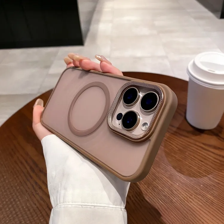 肤感磨砂适用苹果17promax手机壳iphone16pro磁吸15防指纹14男女