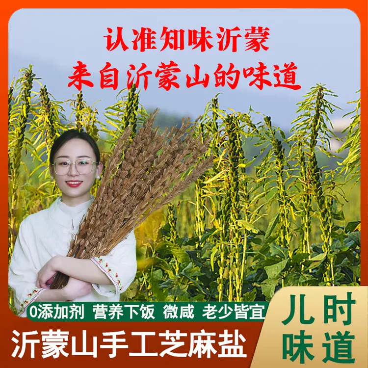 【新芝麻尝鲜】沂蒙特产芝麻盐老少皆宜经典芝麻盐沂蒙山